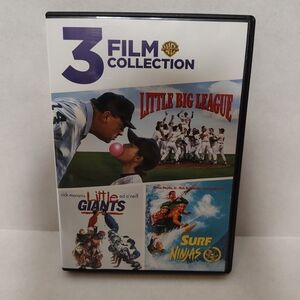 Little Big League Little Giants Surf Ninjas 3 Movie Combo DVD Brand New